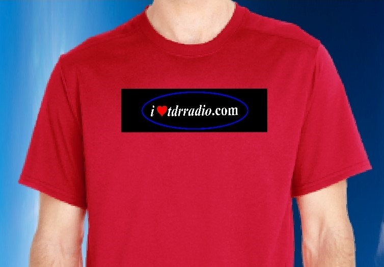 MEN'S CREWNECK T-SHIR-- DEEP RED